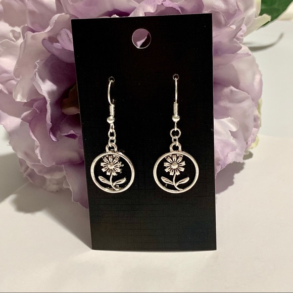 Fashion Jewelry Jewelry - Flower Circle Fashion Earrings
